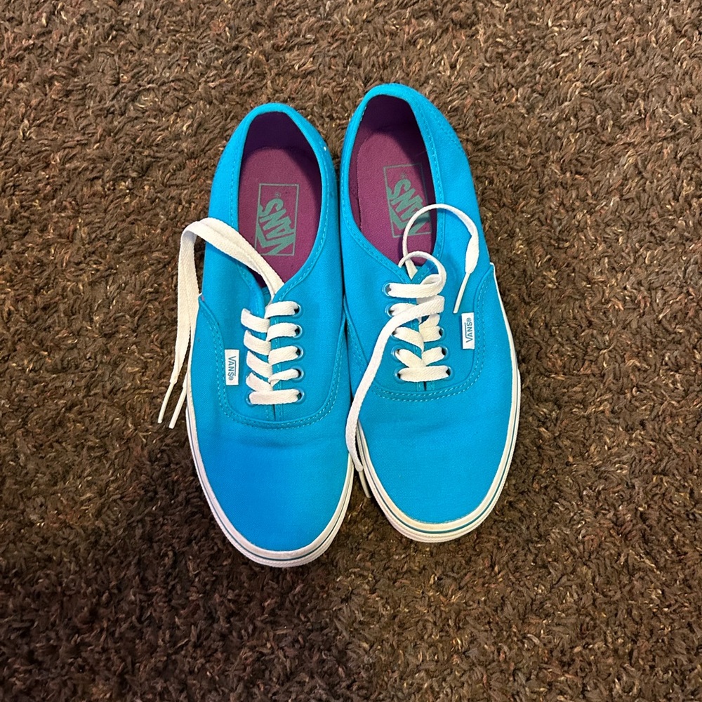 Blue Vans Mens 7 Women’s 8.5